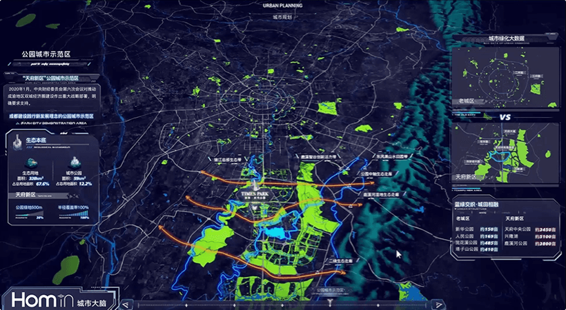 城市建设数据可视化